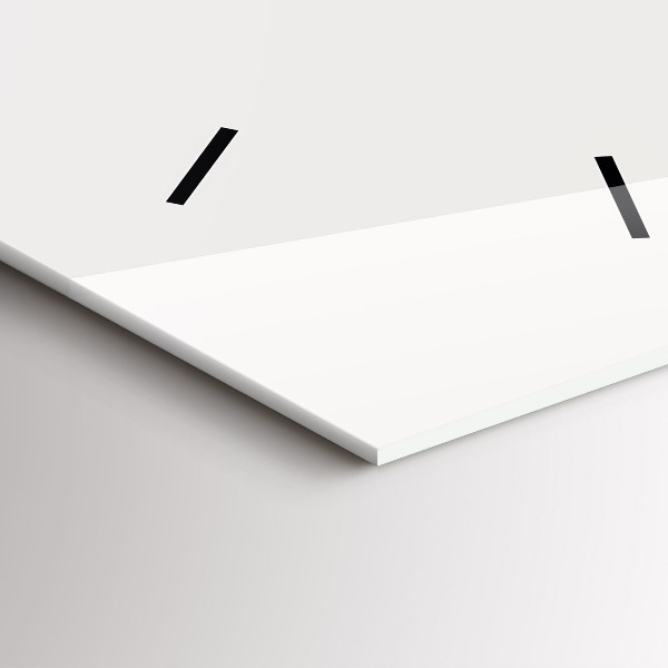 Ceas vertical de perete din sticlă Fazele lunii și ochiul