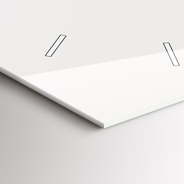 Ceas vertical de perete din sticlă Fazele lunii și ochiul