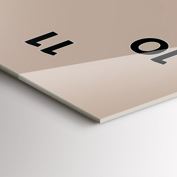 Ceas vertical de perete din sticlă Ceas de astronomie