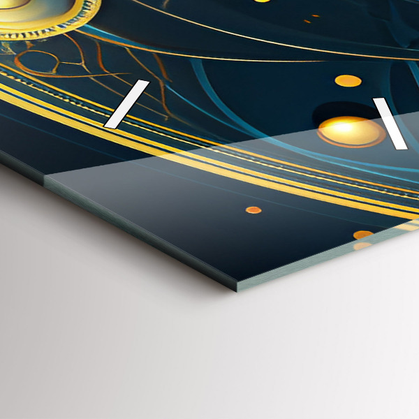 Ceas vertical de perete din sticlă Ceas horoscop