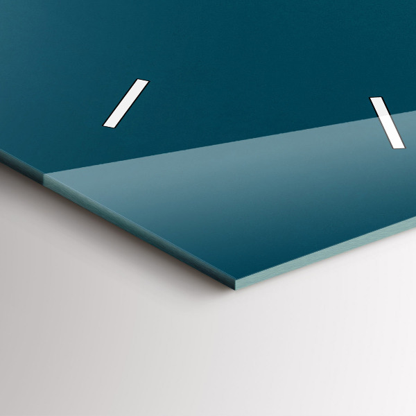 Ceas vertical de perete din sticlă Apus de soare la munte