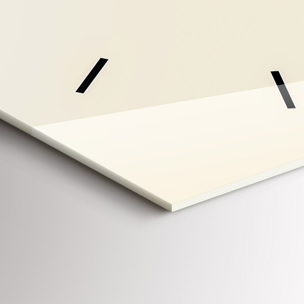 Ceas vertical de perete din sticlă Cerb abstract