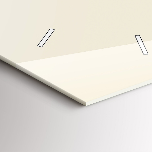 Ceas vertical de perete din sticlă Cerb abstract