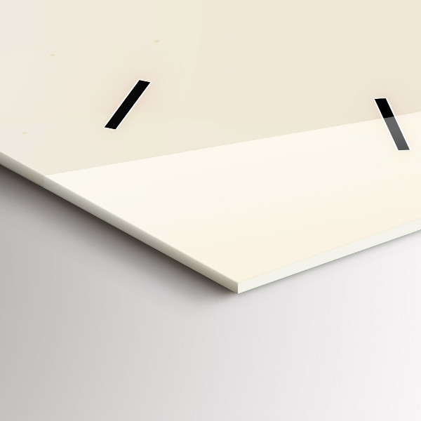 Ceas vertical de perete din sticlă Bărbat cu barbă