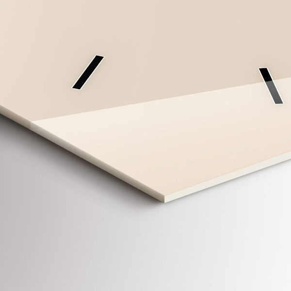 Ceas vertical de perete din sticlă Cap de lup