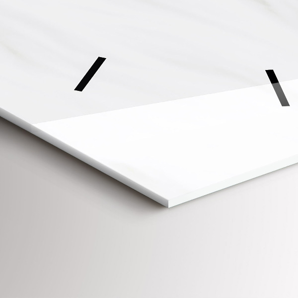 Ceas vertical de perete din sticlă Pisicuta adormita