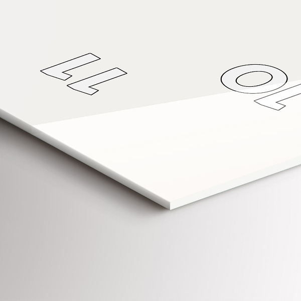 Ceas vertical de perete din sticlă Jazz la New York