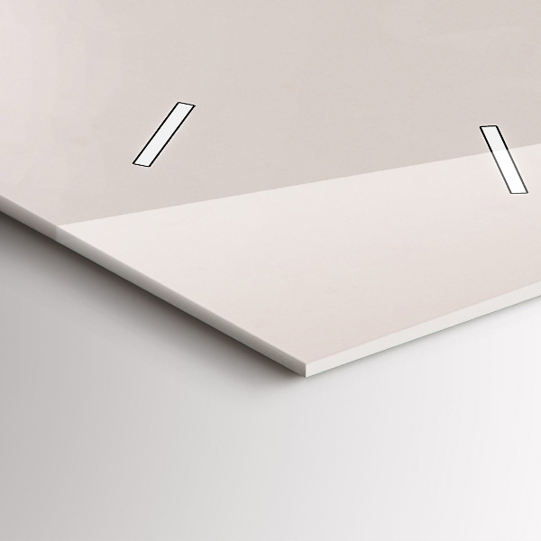 Ceas vertical de perete din sticlă Pasăre de prădăre