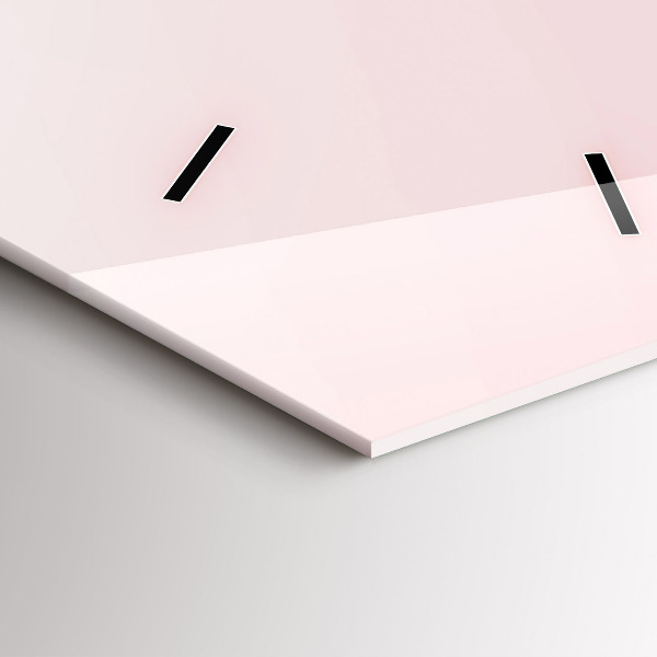 Ceas vertical de perete din sticlă Inscripție Iubește-te pe tine însuți