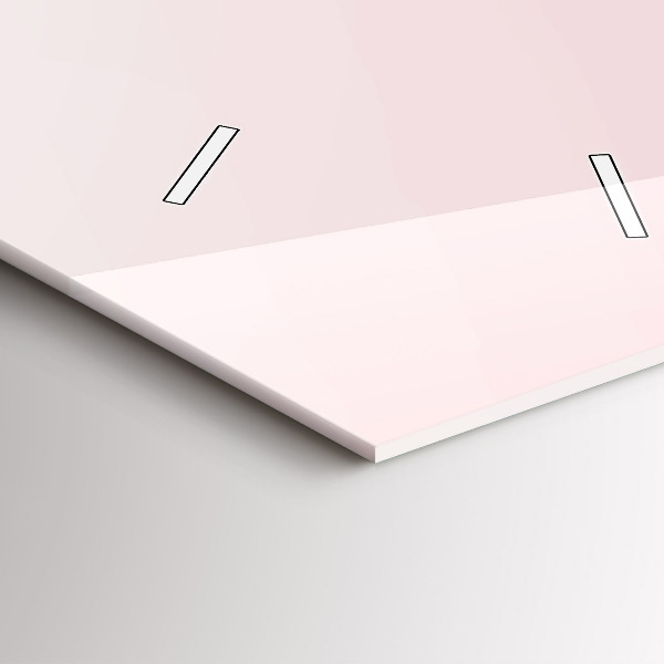 Ceas vertical de perete din sticlă Inscripție Iubește-te pe tine însuți