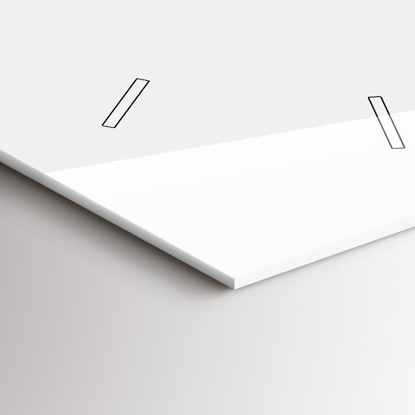 Ceas vertical de perete din sticlă Inscripția Fii tu însuți