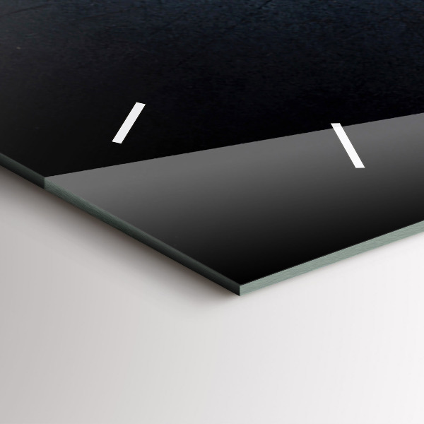 Ceas orizontale de perete din sticlă Legume