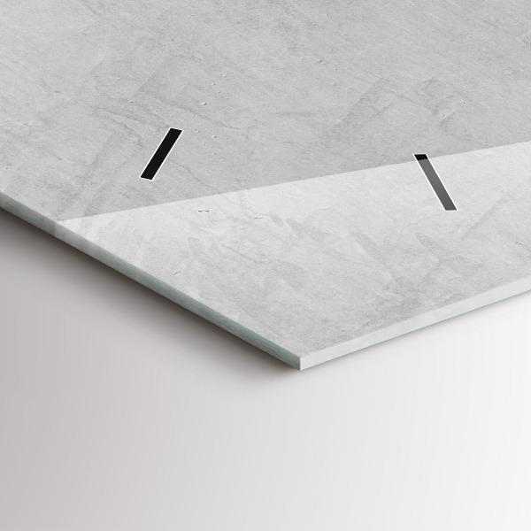 Ceas orizontale de perete din sticlă Zid de piatră