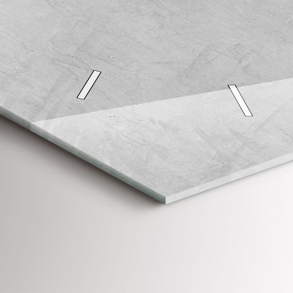 Ceas orizontale de perete din sticlă Zid de piatră