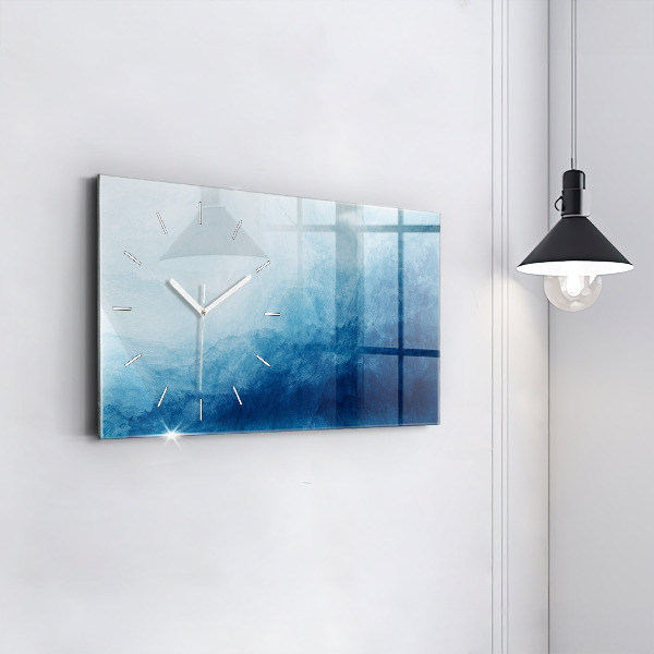 Ceas orizontale de perete din sticlă Captarea apei
