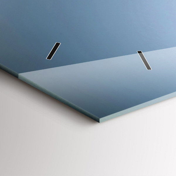 Ceas orizontale de perete din sticlă pahar de vin