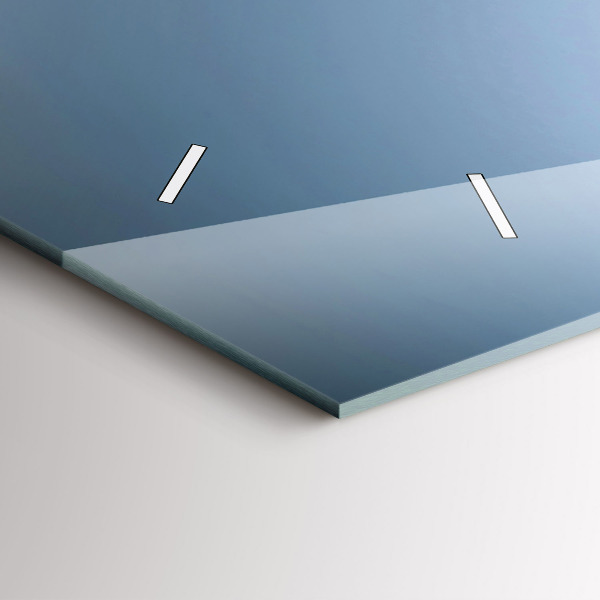 Ceas orizontale de perete din sticlă pahar de vin