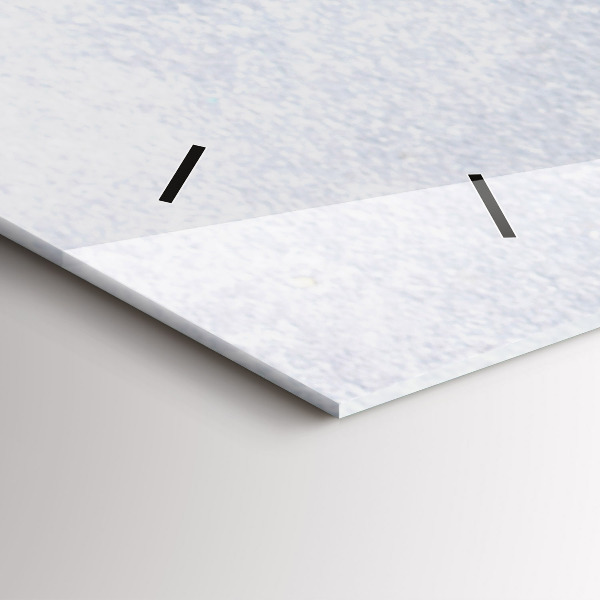 Ceas orizontale de perete din sticlă O bucată de tort