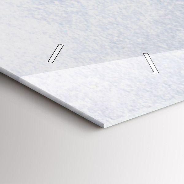 Ceas orizontale de perete din sticlă O bucată de tort