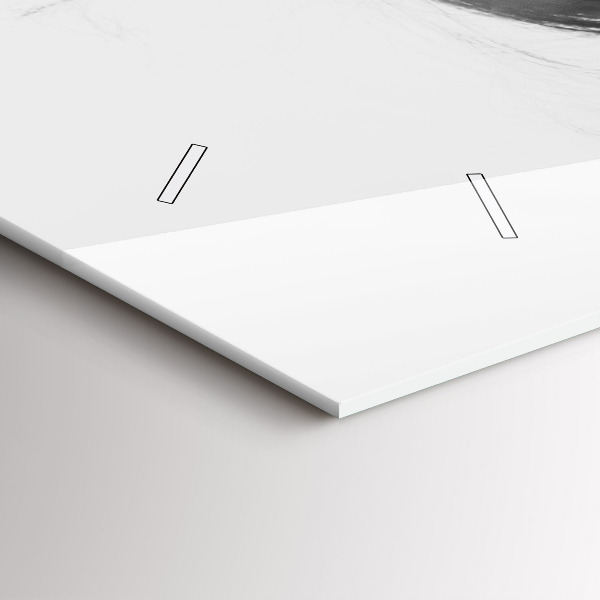 Ceas orizontale de perete din sticlă Sensibilitatea gândirii umane