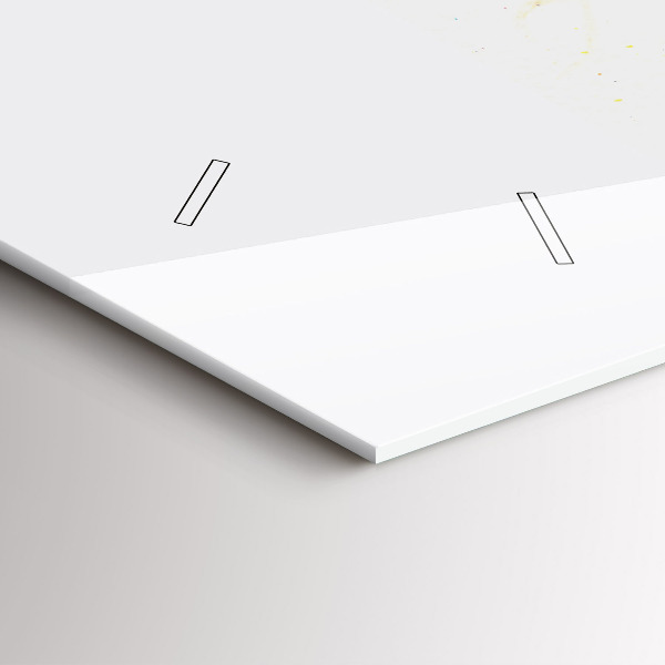 Ceas orizontale de perete din sticlă Portretul unei femei misterioase