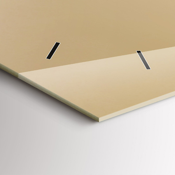 Ceas orizontale de perete din sticlă Bufniță - un semn de înțelepciune