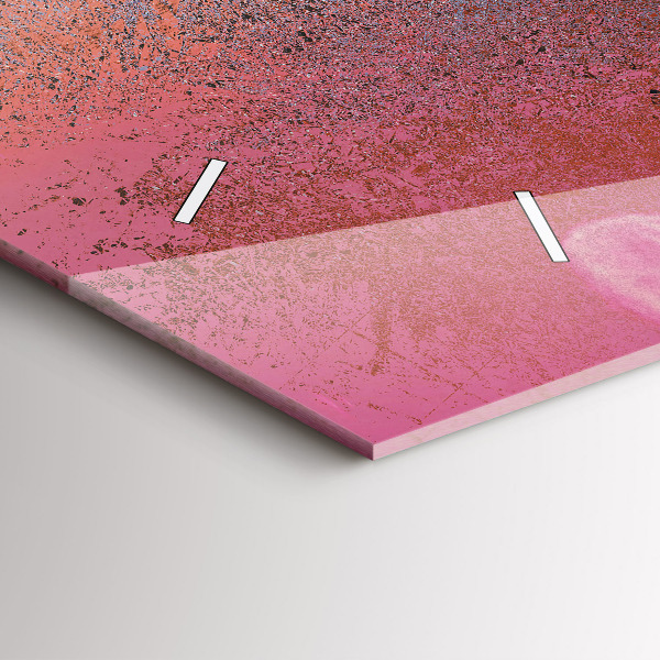 Ceas orizontale de perete din sticlă Ciberspațiul