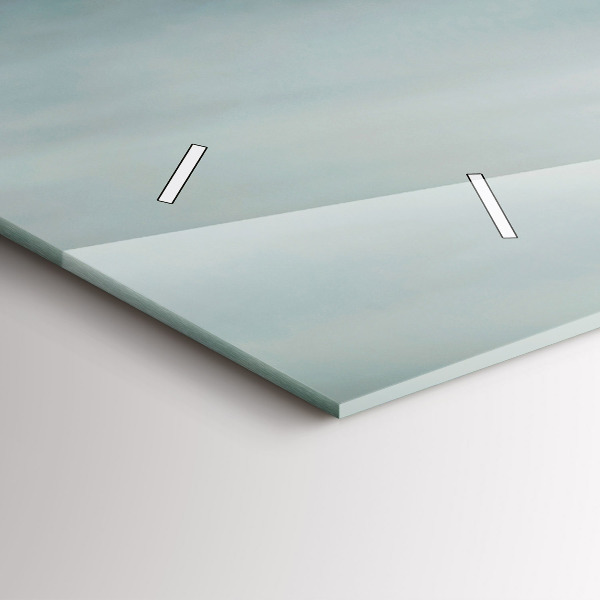 Ceas orizontale de perete din sticlă Stilul motor Adrenalina