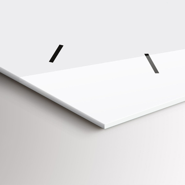 Ceas orizontale de perete din sticlă Femeie dulce cu tort