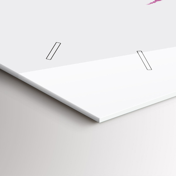 Ceas orizontale de perete din sticlă Ilustrație de alergător