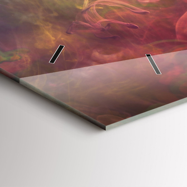 Ceas orizontale de perete din sticlă Portretul unei femei