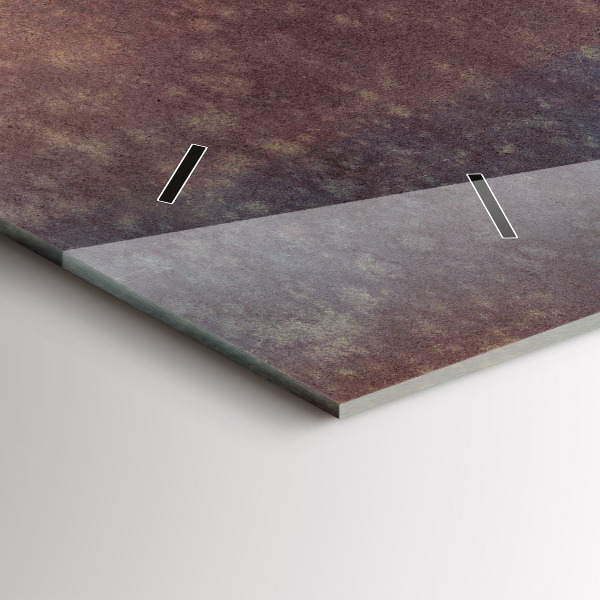 Ceas orizontale de perete din sticlă femeie cu umbrelă