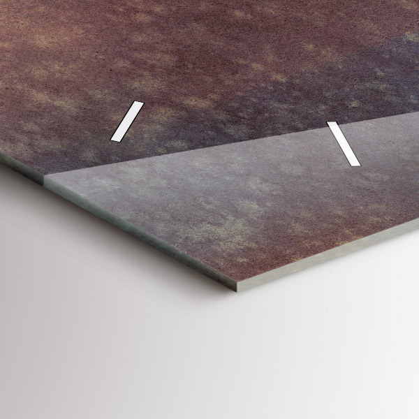 Ceas orizontale de perete din sticlă femeie cu umbrelă