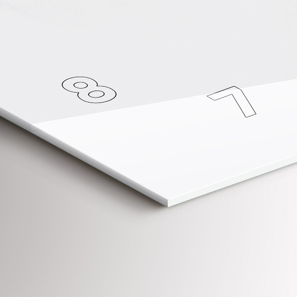 Ceas orizontale de perete din sticlă Portretul unei femei