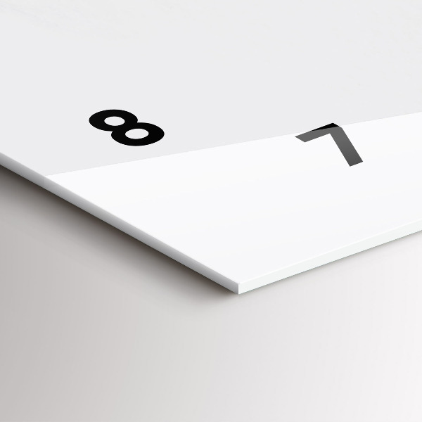 Ceas orizontale de perete din sticlă Portretul unei femei