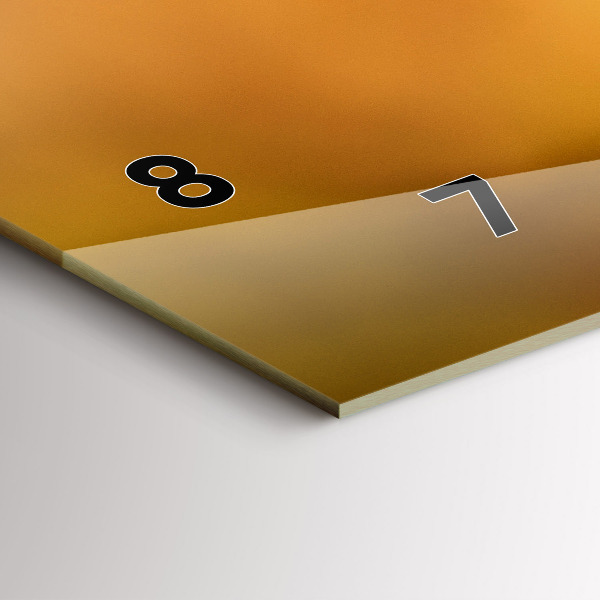 Ceas orizontale de perete din sticlă Pasăre colibri