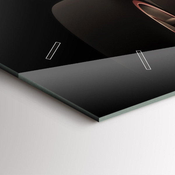 Ceas orizontale de perete din sticlă Veche mașină de epocă