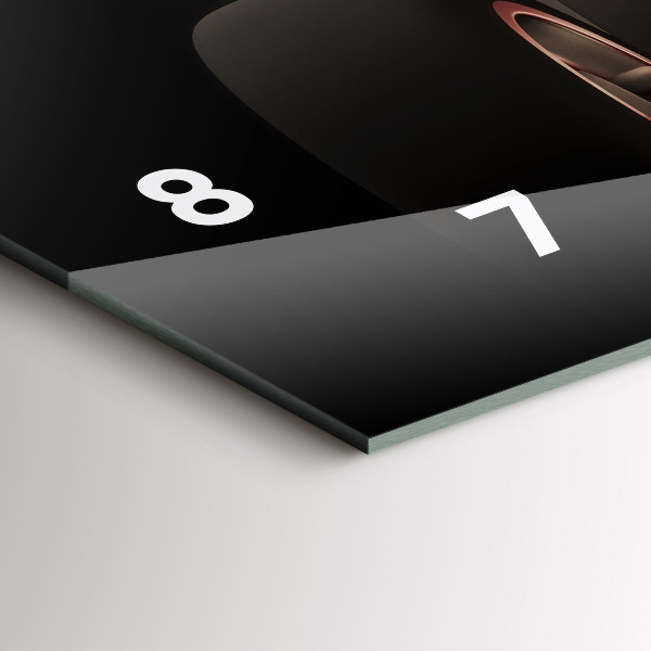 Ceas orizontale de perete din sticlă Veche mașină de epocă