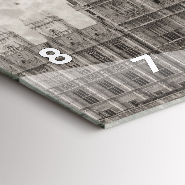 Ceas orizontale de perete din sticlă Londra Anglia Big Ben