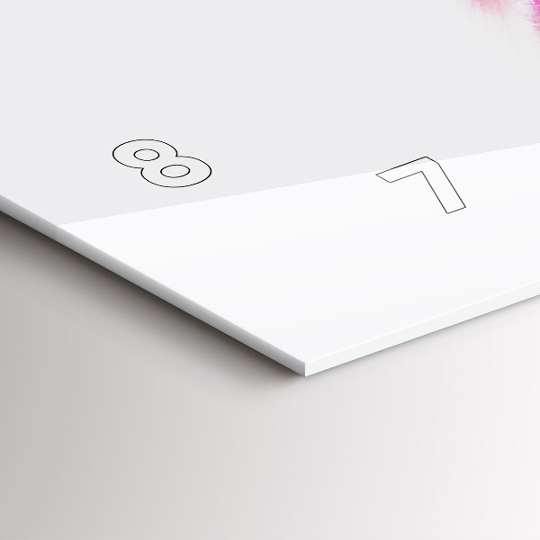 Ceas orizontale de perete din sticlă Femei în rochii colorate