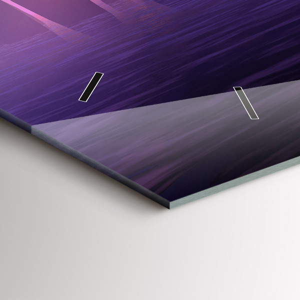 Ceas orizontale de perete din sticlă Apus de soare la Stonehenge