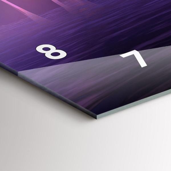 Ceas orizontale de perete din sticlă Apus de soare la Stonehenge