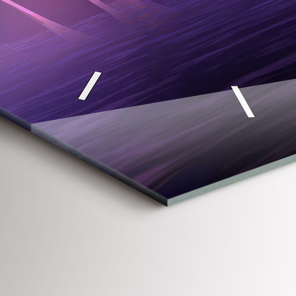 Ceas orizontale de perete din sticlă Apus de soare la Stonehenge