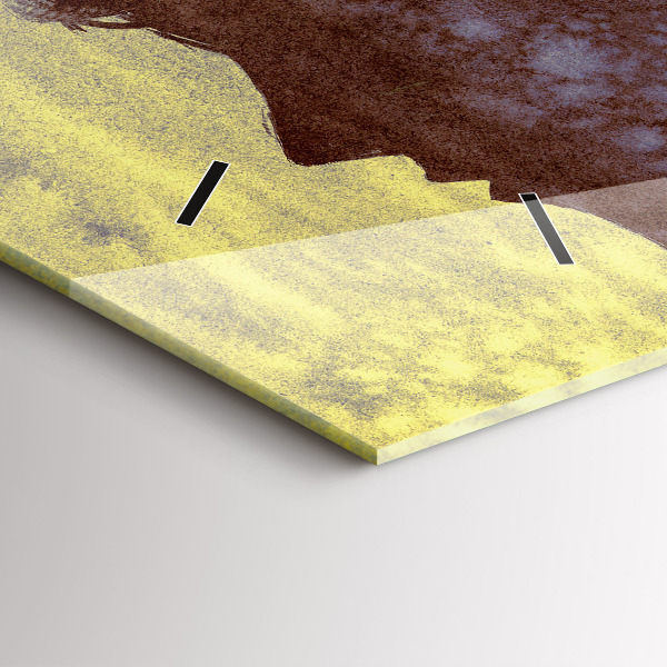 Ceas orizontale de perete din sticlă Femeie în pădure