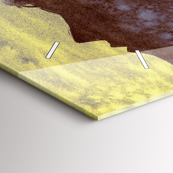 Ceas orizontale de perete din sticlă Femeie în pădure