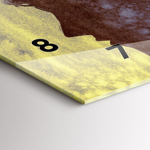 Ceas orizontale de perete din sticlă Femeie în pădure