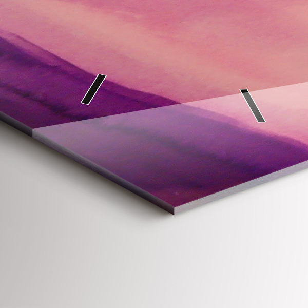 Ceas orizontale de perete din sticlă Pictura Femei