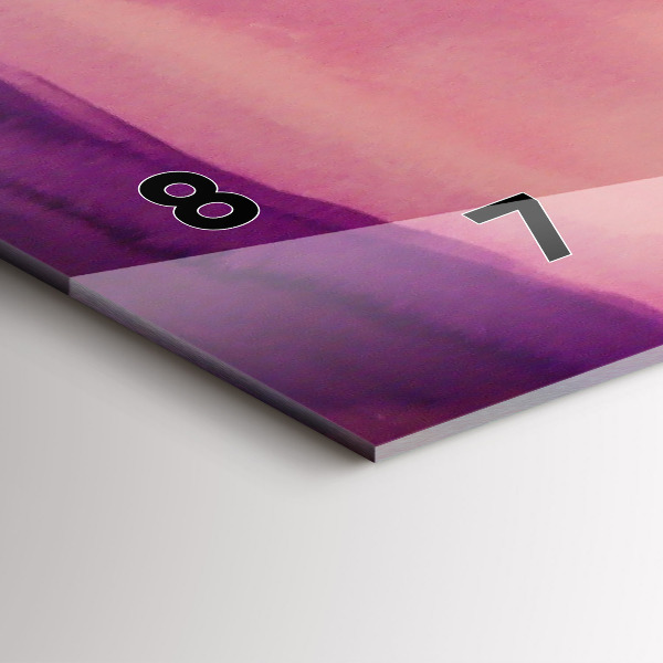 Ceas orizontale de perete din sticlă Pictura Femei