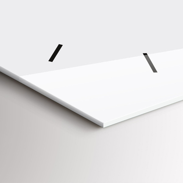 Ceas orizontale de perete din sticlă Bulldog francez cu ochelari