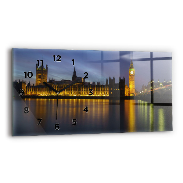 Ceas orizontale de perete din sticlă Palatul Winchester Londra